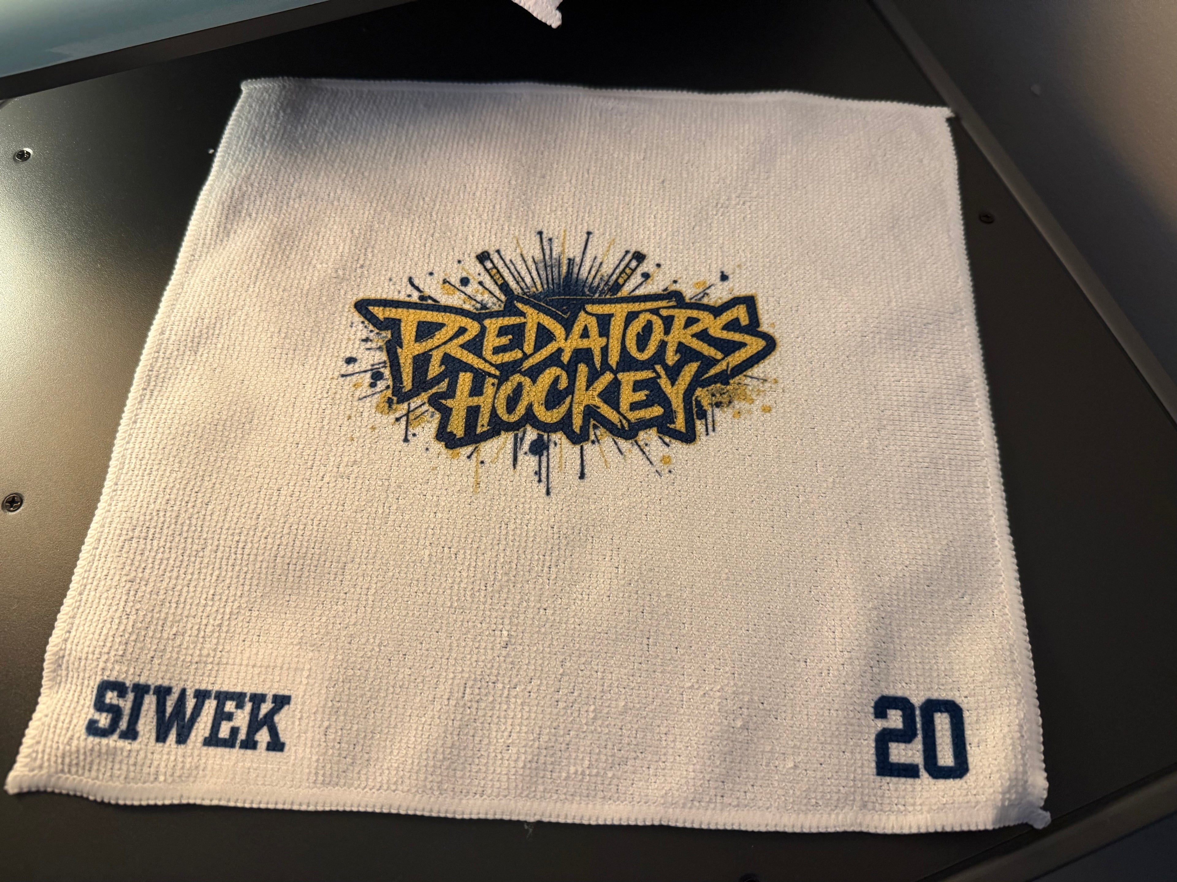 Skate Towels-Personalize with name and number