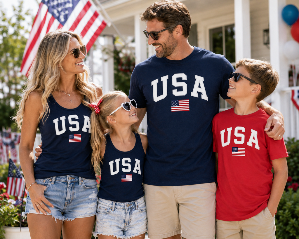 USA Red or Navy Tank