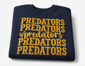 Predators Stacked Design