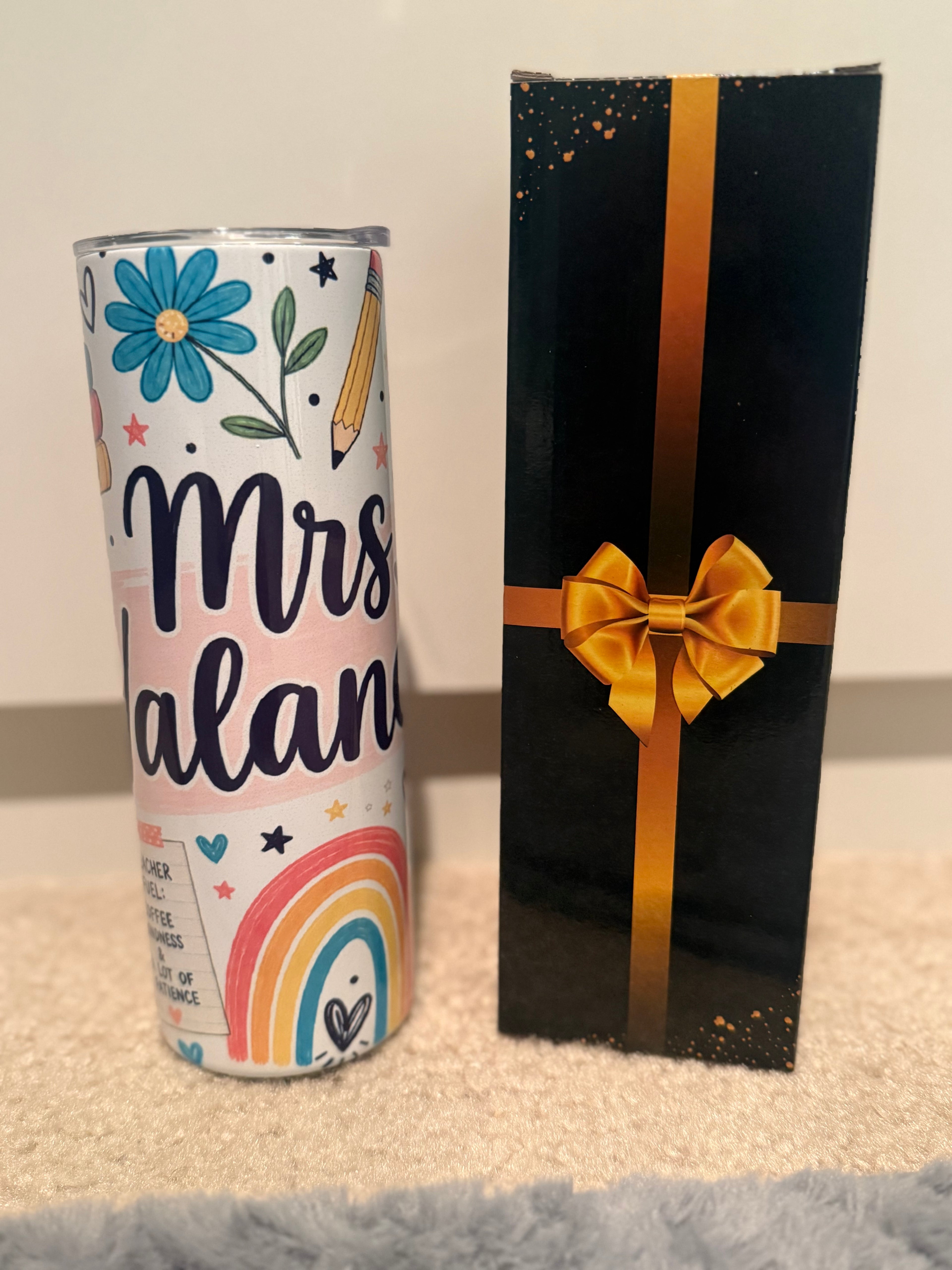 Teacher Appreciation Tumbler