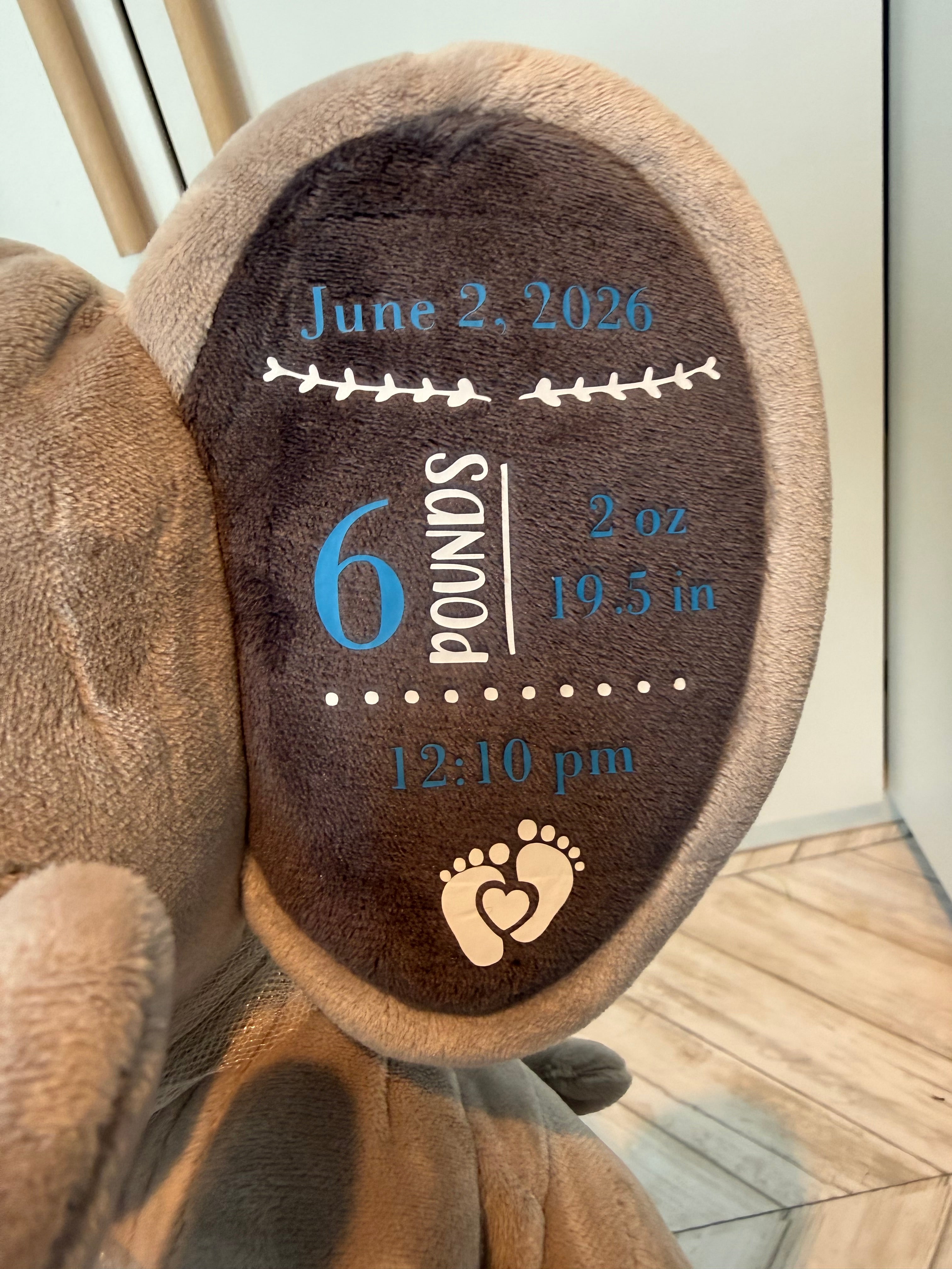 Custom Elephant for Baby Boy