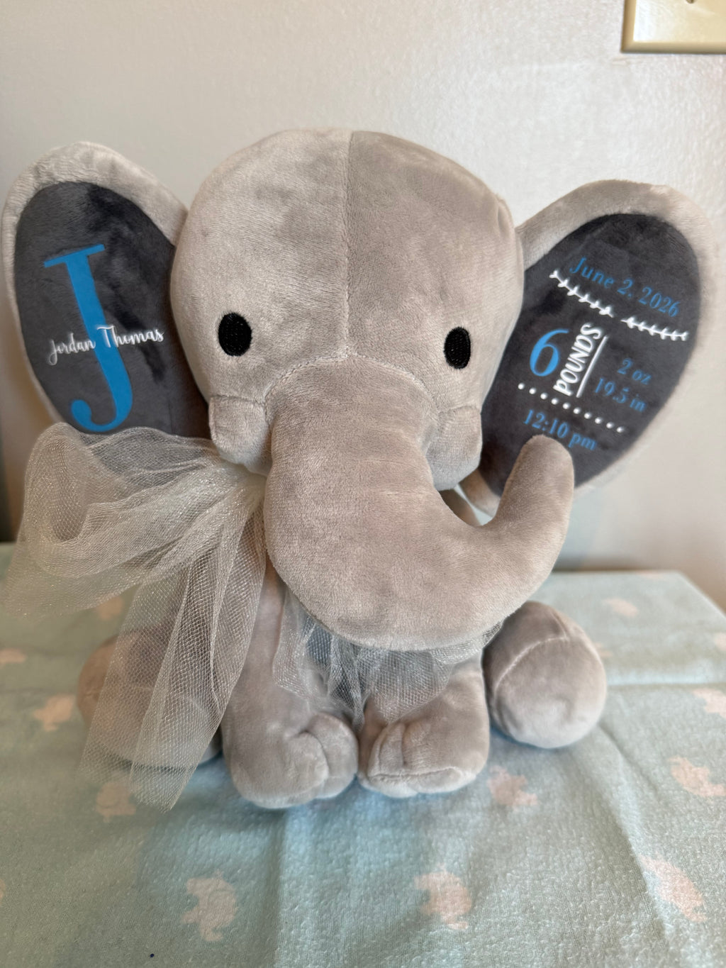 Custom Elephant for Baby Boy