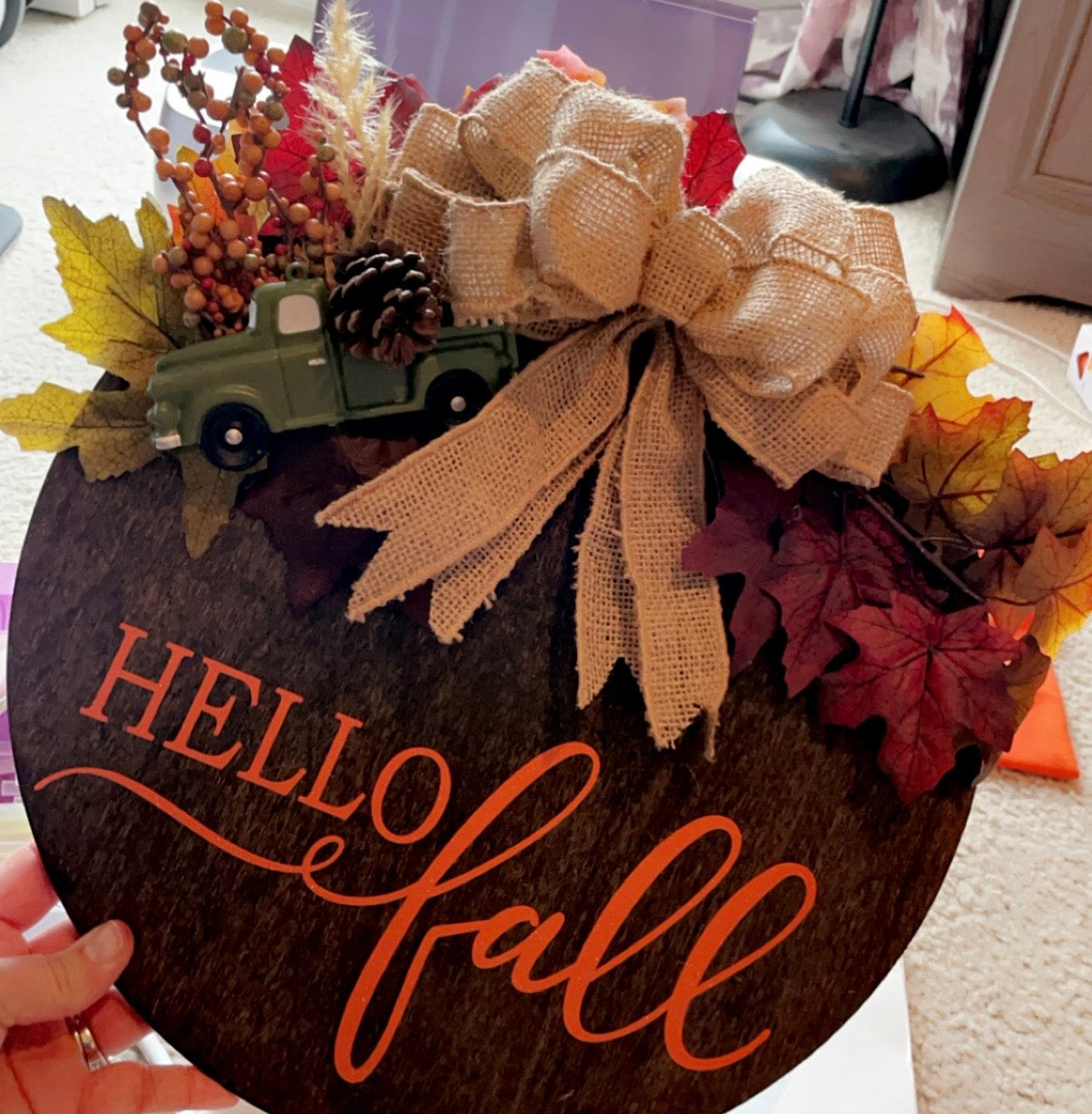 Hello Fall Decor