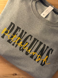 Custom team cursive design
