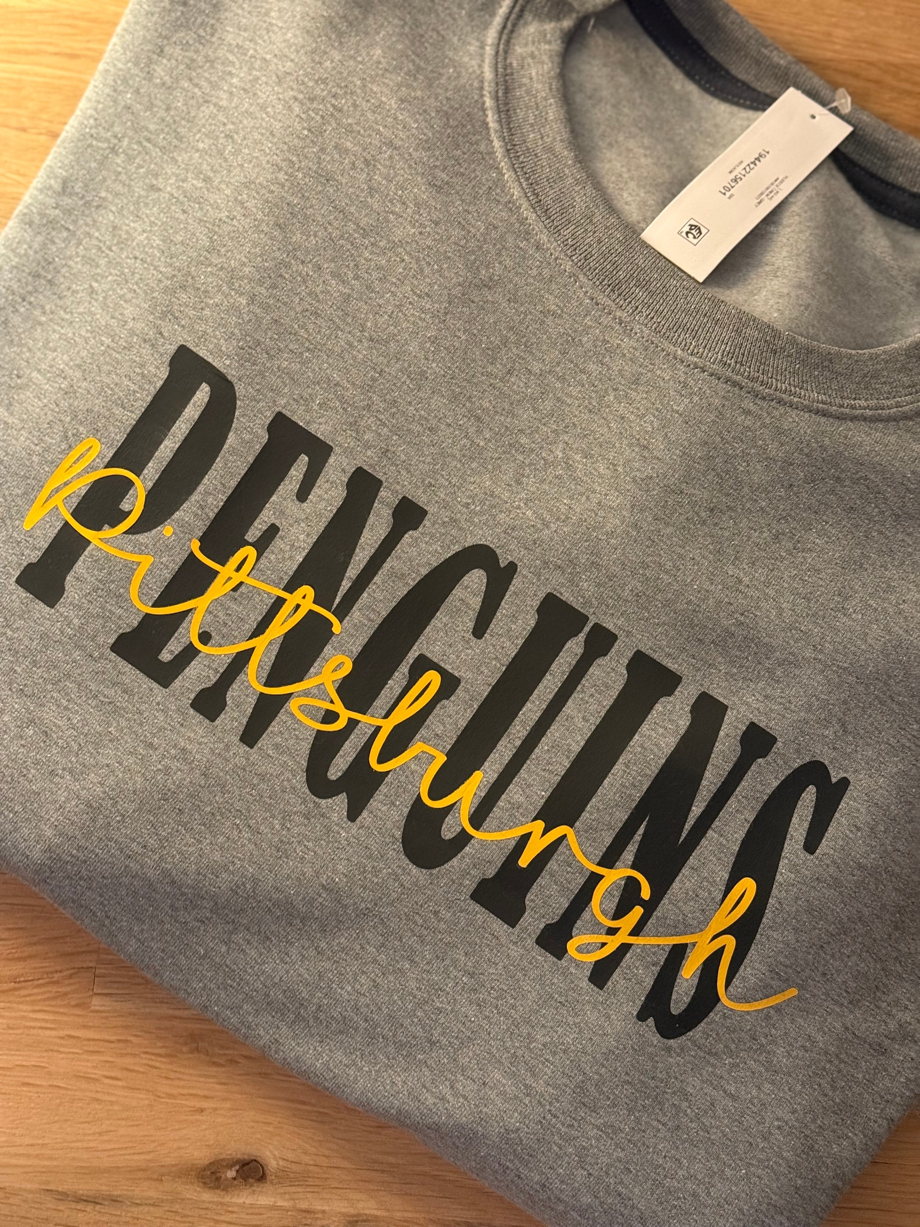 Custom team cursive design