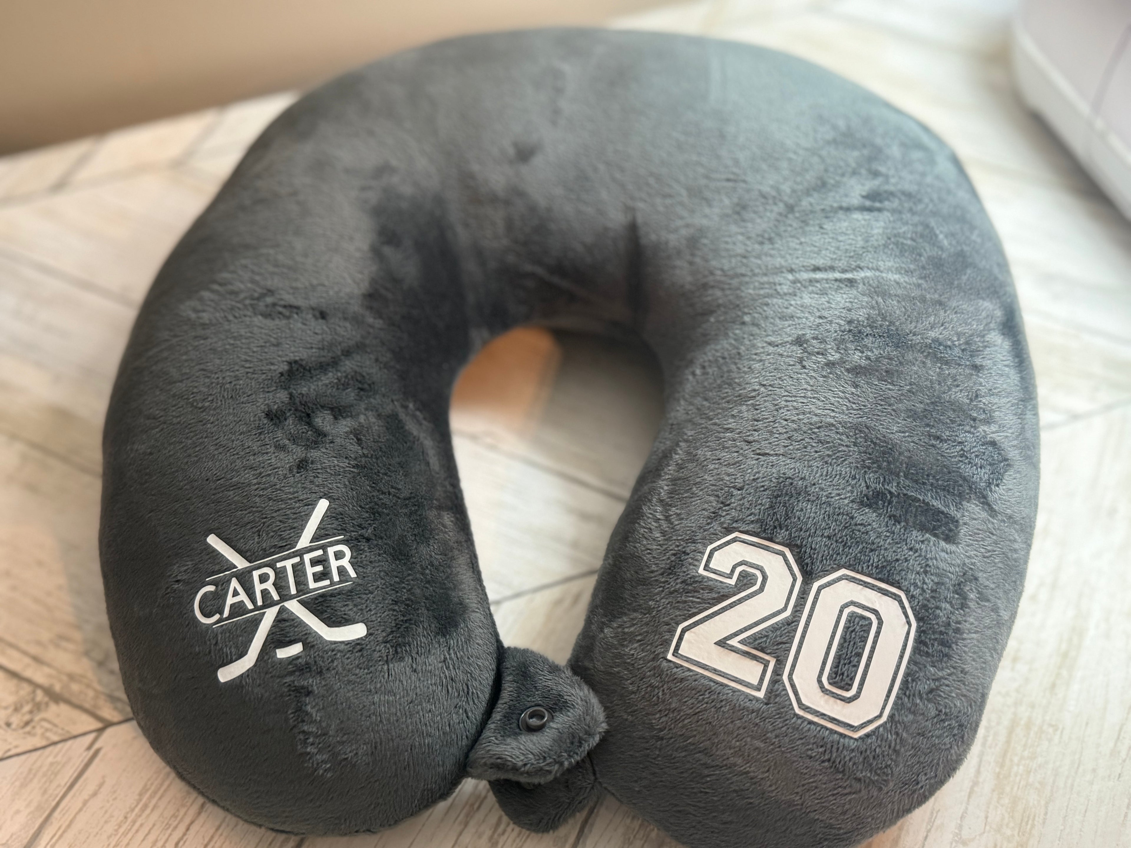 Travel Pillow- Personalized with your players name and number