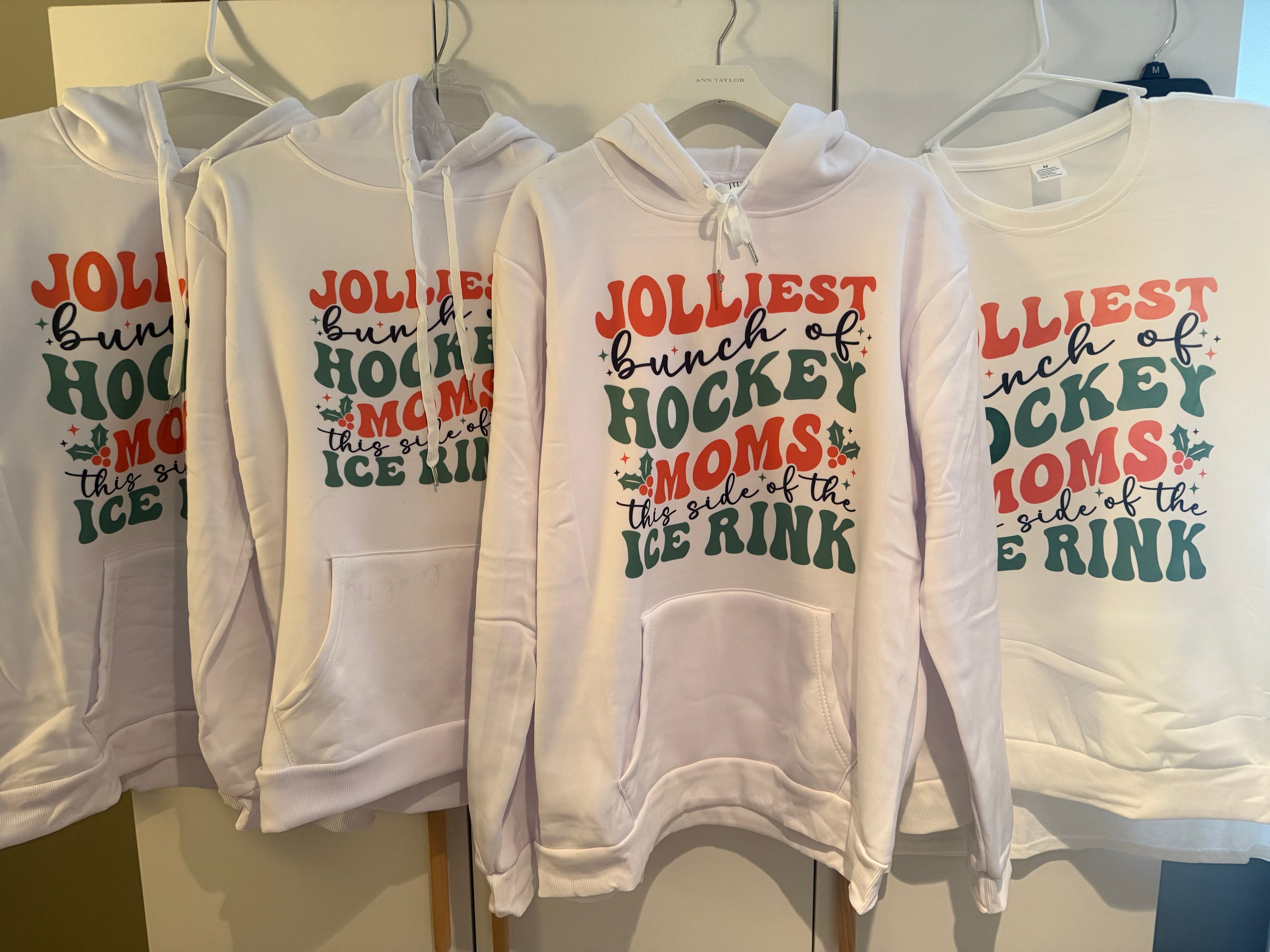 Jolliest Bunch of Hockey Moms Sweatshirt