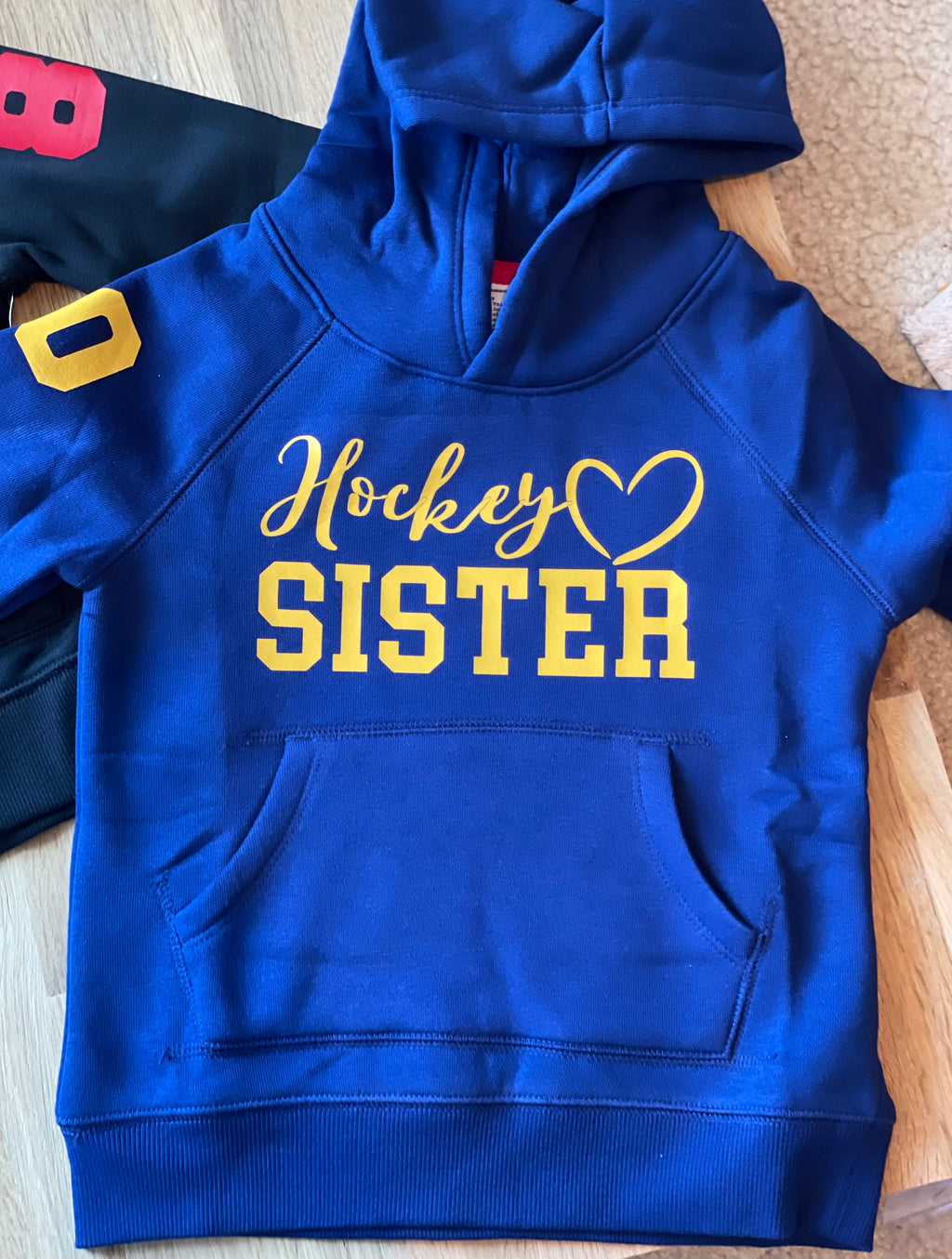 Hockey Sister Hoodie – Cute & Cozy Rink-Side Sweatshirt for Proud Sisters