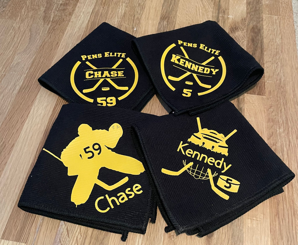 Black and Yellow Skate Towels