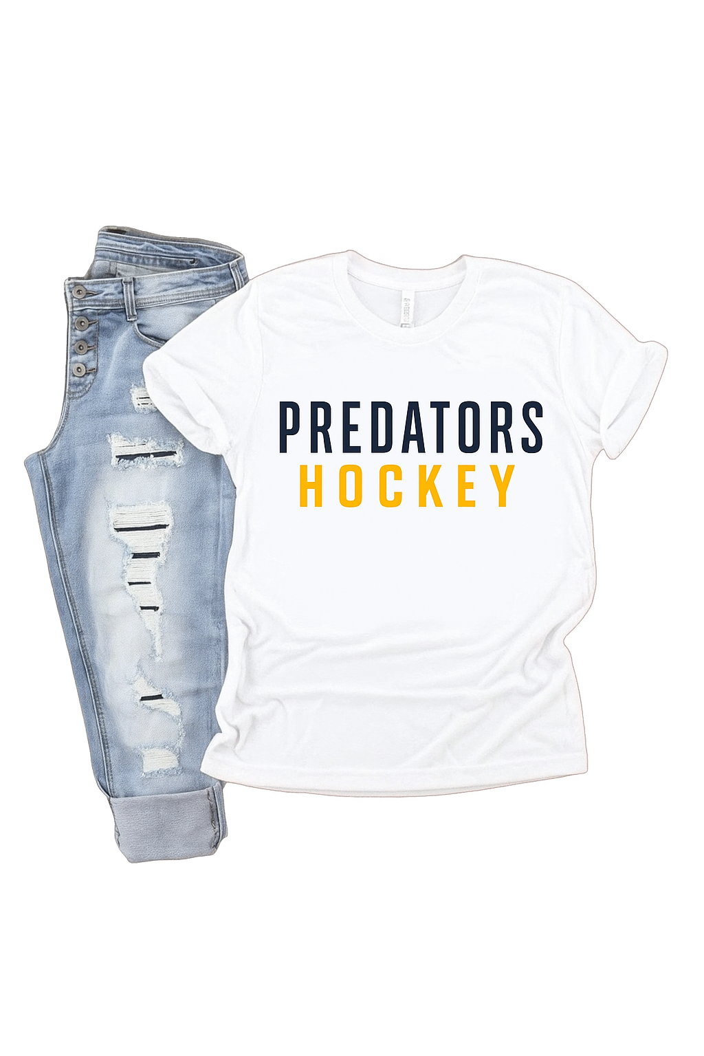 Hockey T-Shirt – Custom Team Name Option, Modern Fan Tee