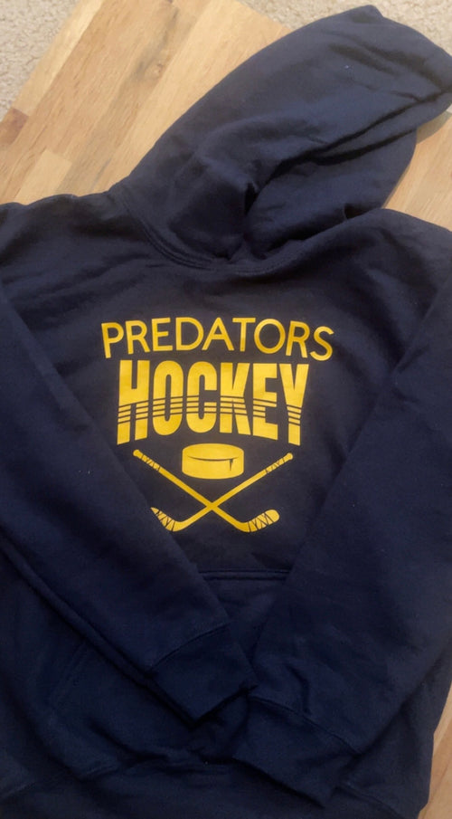 Blue & Yellow Hockey Sweatshirt – Custom Team Hockey Hoodie