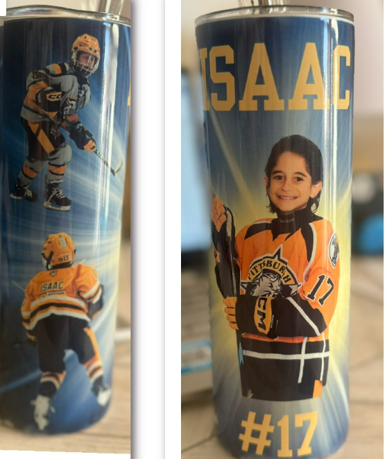Personalized Sports Photo Tumbler